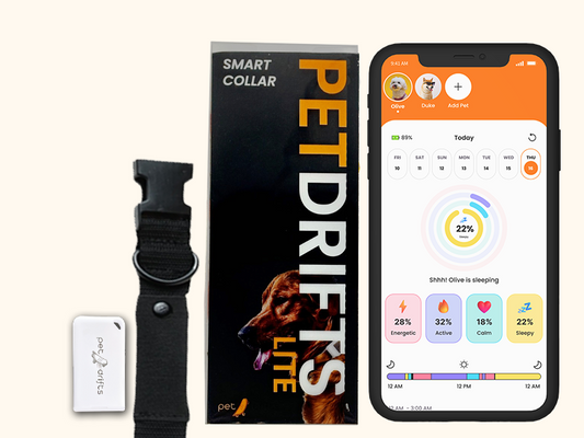 PetDrifts Lite - Smart Dog Collar With Activity and Sleep Tracking